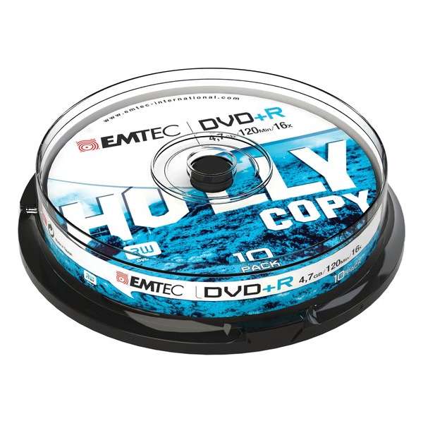 EMTEC DVD+R 4,7GB 10pcs 16x Cake Classic