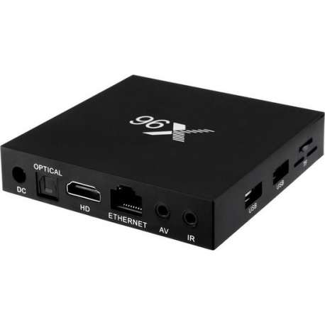 4K Android TV Box X96  + Rii i8 Toetsenbord Zwart - Android & KODI