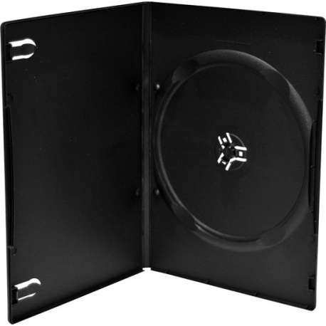 DVD doosje MediaRange 100pcs Single Slim zwart bulk