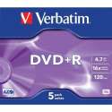 DVD+R Verbatim 4,7GB 5pcs Pack 16x JewelCase retail