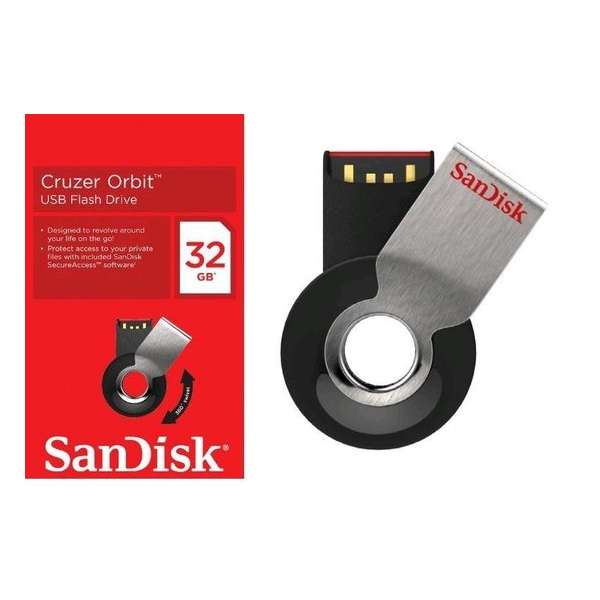 SanDisk Cruzer Orbit | 32GB | USB 2.0A - USB-stick