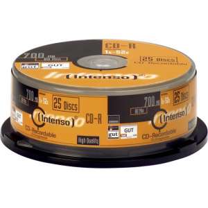 CD-R Intenso 700MB 25pcs Cake Box 52x