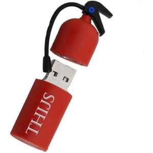 Brandblusser usb stick met naam 32GB