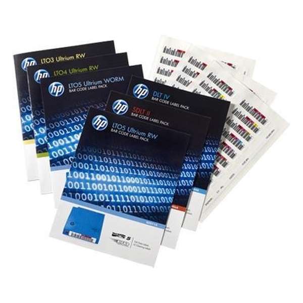 Hewlett Packard Enterprise Q2014A label voor opslagmedia Zelfklevend label 100 stuk(s)