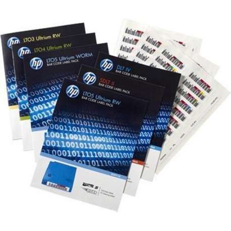 Hewlett Packard Enterprise Q2014A label voor opslagmedia Zelfklevend label 100 stuk(s)