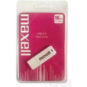 Maxell PASTEL16GO-854748 USB flash drive 16 GB USB Type-A 2.0 Wit