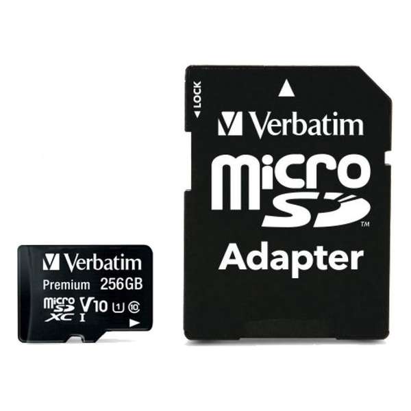 VERBATIM MICRO SDXC PREMIUM 256GB CLASS