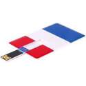 Creditcard usb stick Franse vlag 8GB -1 jaar garantie – A graden klasse chip