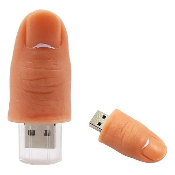 Vinger usb stick 16gb -1 jaar garantie – A graden klasse chip