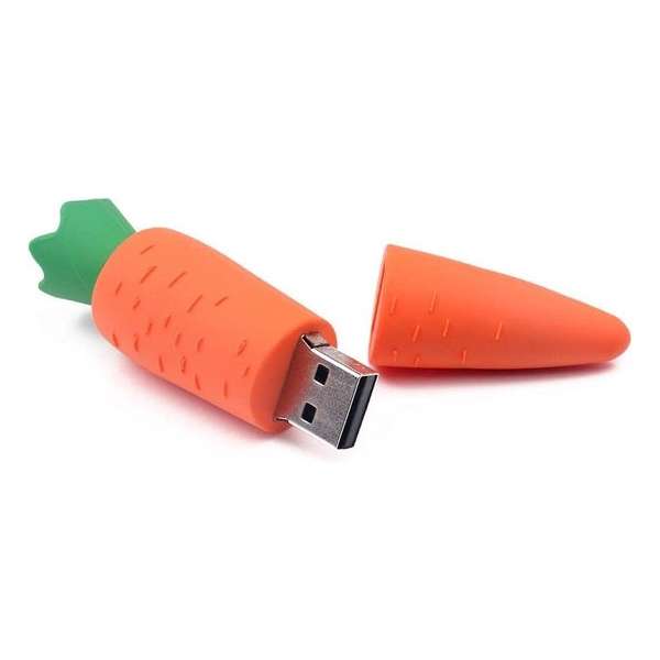Wortel usb stick 64gb -1 jaar garantie – A graden klasse chip
