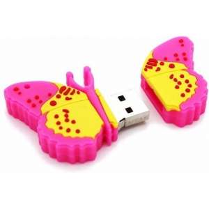 Vlinder usb stick 8gb -1 jaar garantie – A graden klasse chip