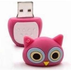 Roze Uil  - USB-stick - 8 GB - LeuksteWinkeltje