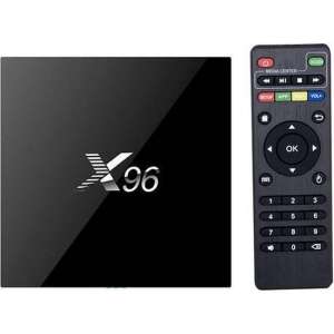 X96 Android Media TV Box Ultra HD 4K S905X Kodi 17.1 Android 6.0 - 1GB 8GB + GRATIS Rii i8 Zwart draadloos toetsenbord