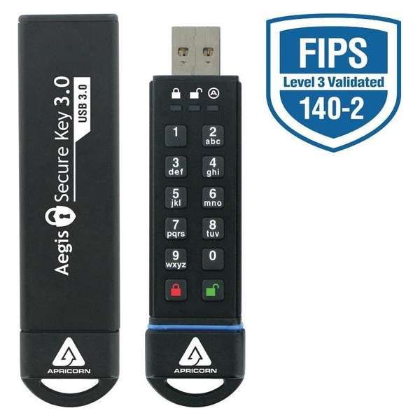 Apricorn Secure Key - USB-stick - 120 GB
