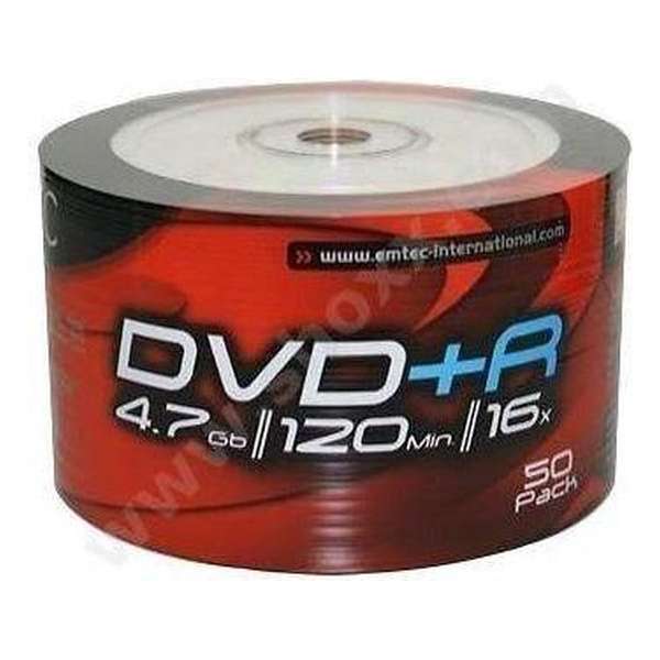 DVD+R Emtec 4,7GB 50pcs 16x Cake shrink