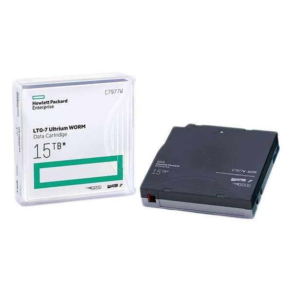 HPE LTO-7 Ultrium 15 TB WORM Data Cartridge C7977W