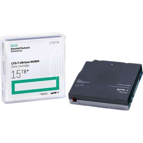 HPE LTO-7 Ultrium 15 TB WORM Data Cartridge C7977W