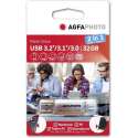Agfa Photo usb 3.0 2in1 32gb usb-typec