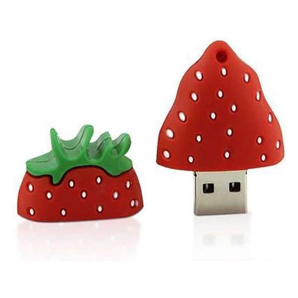 Aardbei usb stick 32GB -1 jaar garantie – A graden klasse chip