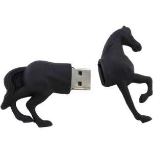 Paard usb stick 16gb zwart - 1jaar garantie - A graden chip