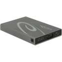 DeLOCK 42590 behuizing voor opslagstations 2.5/3.5'' SDD-behuizing Grijs