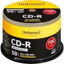 CD-R Intenso 700MB 50pcs Cakebox "printable inkjet" 52x