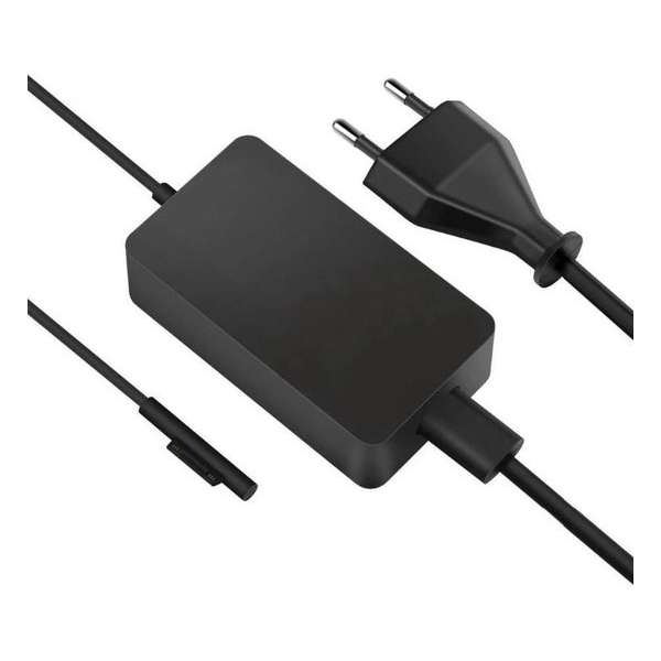 DrPhone PWR2® - 65W Charge AC adapter - Surface Pro / Book / Surface Go / Surface Laptop / 15V 4A Oplader Voeding - Mat Zwart DrPhone PWR2® - 65W Charge AC adapter - Surface Pro / Book / Surface Go / Surface Laptop / 15V 4A Oplader Voeding - Mat Zwart