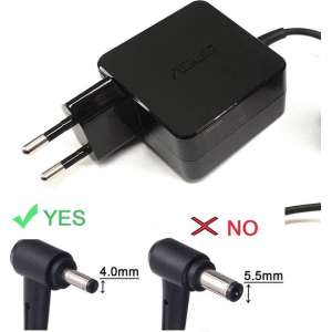 Asus 33w 1.75a 19v adapter 4mm pin