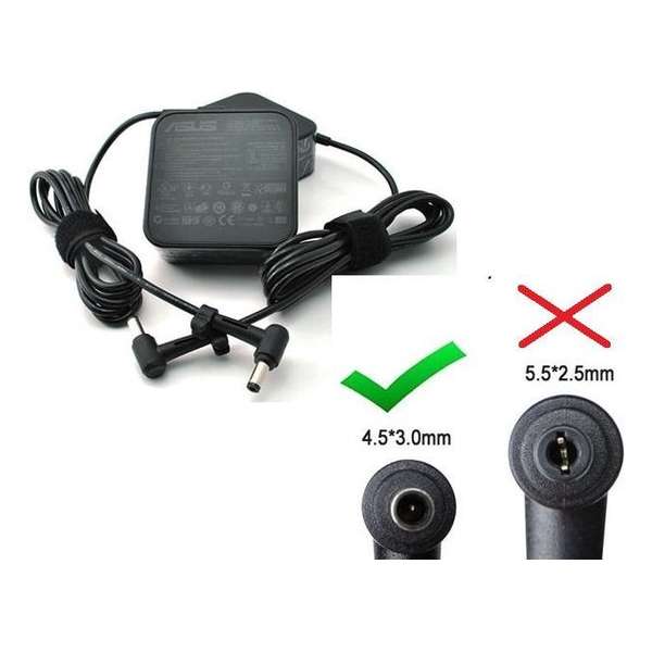 Zenbook 14 15 ORIGINEEL ASUS 90w 4.74a 19v 4,5mm pin Laptop Adapter Voeding oplader