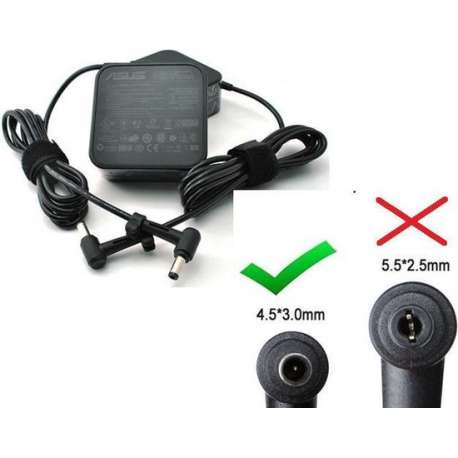 ASUS 65W 4.5MM PIN 3.42a 19v adapter oplader