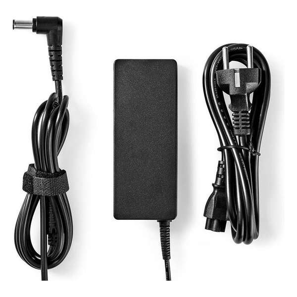 Nedis notebook lader en TV voedingsadapter 19,5V / 4,7A / 92W - 6,5mm x 4,4mm (met pin) voor o.a. Sony
