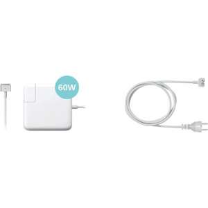 MacBook oplader A1425 A1502 (type MagSafe 2 60w) | A1435 MacBook Pro 13” Adapter Charger 60 watt inclusief gratis verlengkabel