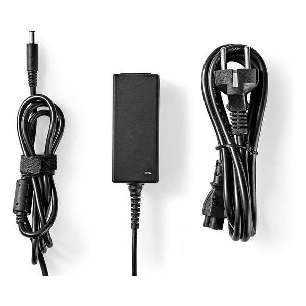 Nedis notebook lader 19,5V / 2,31A / 45W - 4,5mm x 2,8mm (met pin) voor o.a. Dell