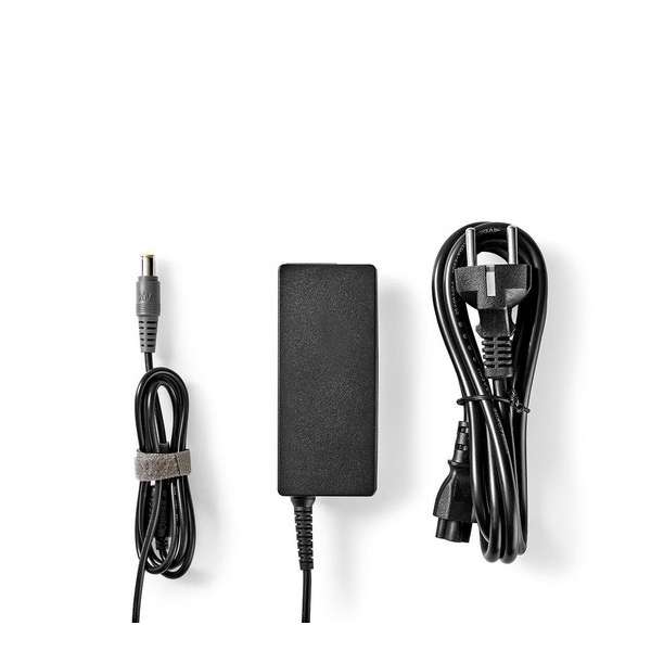 Nedis notebook lader 20V / 3,25A / 65W - 7,9mm x 5,5mm (met pin) voor o.a. IBM en Lenovo