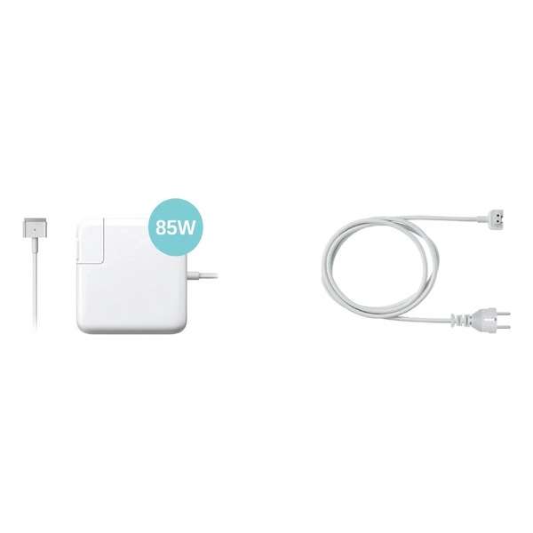 MacBook Pro A1398 oplader (type Magsafe 2 85w) | A1424 MacBook Pro 15” Adapter Charger 85 watt inclusief gratis verlengkabel