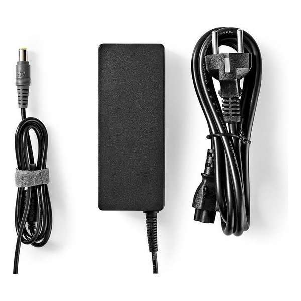 Nedis notebook lader 20V / 4,5A / 90W - 7,9mm x 5,5mm (met pin) voor o.a. IBM en Lenovo