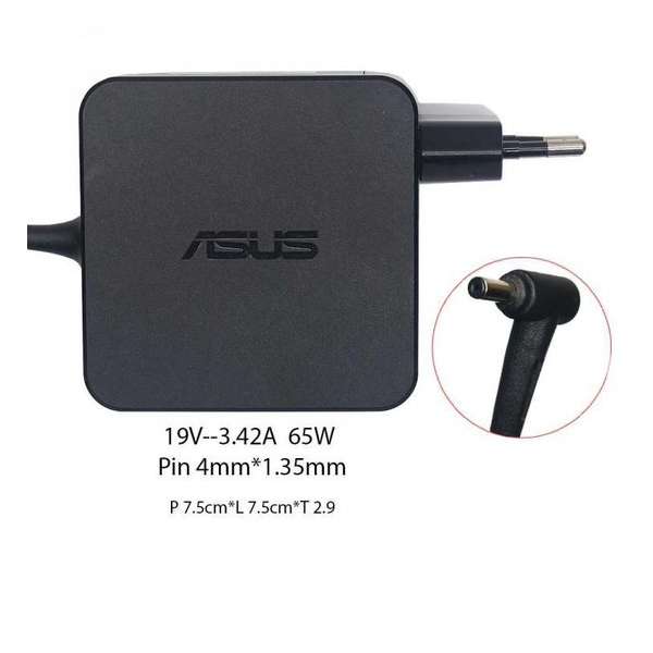model jaar 2020 ASUS adapter 3,42a 65W 19v 4 mm pin