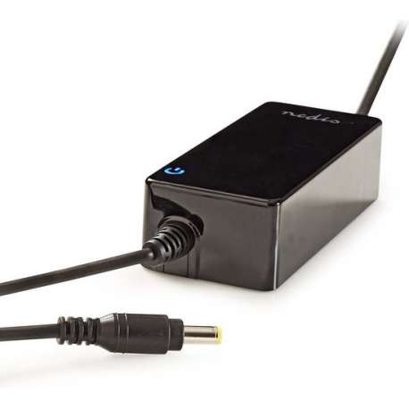 Nedis universele notebook lader 70W met 10 verwisselbare pluggen / zwart