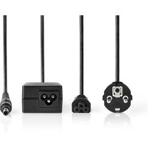 Notebook Adapter 60 W | 5.5 x 3.0 mm centre pin | 16 V / 3.75 A | Used for SAMSUNG | Power Cord Included