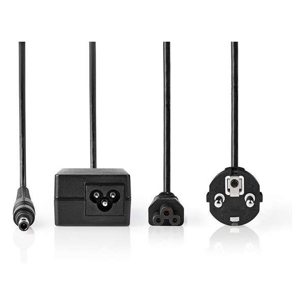 Notebook Adapter 60 W | 5.5 x 3.0 mm centre pin | 16 V / 3.75 A | Used for SAMSUNG | Power Cord Included