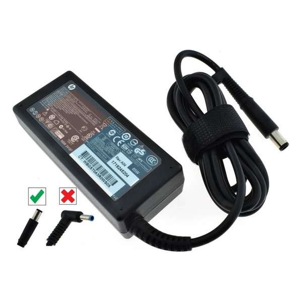 HP origineel big pin adapter 65w 18,5v 3,5a 7.4mm x 5.0mm