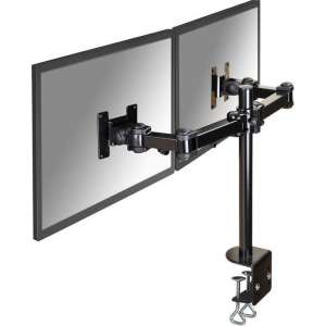 NewStar FPMA-D960D - draai- en kantelbare monitor arm - geschikt voor 2 monitoren t/m 27 inch - zwart