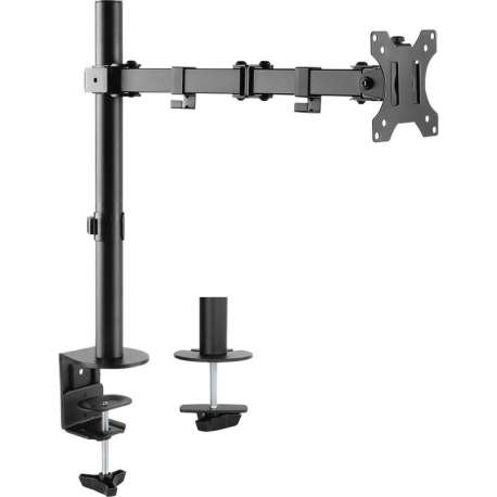 ACROPAQ AM1212B - Monitorarm voor 1 scherm Instap-serie 13 tot 32" Staal Zwart