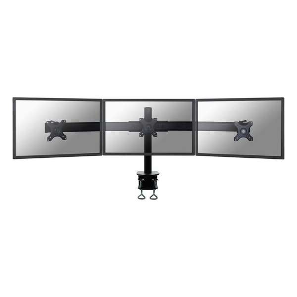NewStar FPMA-D700D3 - Draaibare monitorarm - Geschikt voor 3 schermen van 10 t/m 27 inch - Zwart