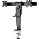 ACROPAQ AM3602B - Monitorarm voor 2 schermen Met gasveer Deluxe-serie 17 tot 27" USB
