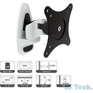 Home Office - VIISAN - HF17S - tot 8kg - 15" tot 34" inch Monitor Wall Mount Bracket Display Holder