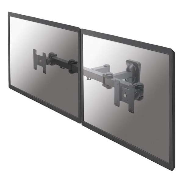 Newstar FPMA-W960D - draai- en kantelbare wandbeugel - geschikt voor 2 schermen t/m 30" - zwart