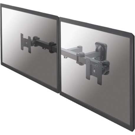 Newstar FPMA-W960D - draai- en kantelbare wandbeugel - geschikt voor 2 schermen t/m 30" - zwart