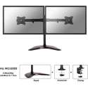 Newstar NM-D335DBLACK - Enkele monitorarm met voet - geschikt voor monitoren t/m 27 inch - Zwart