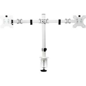Focus monitorarm, voor 2 schermen, wit